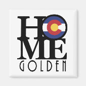 HOME Golden CO Magneet (Voorkant)