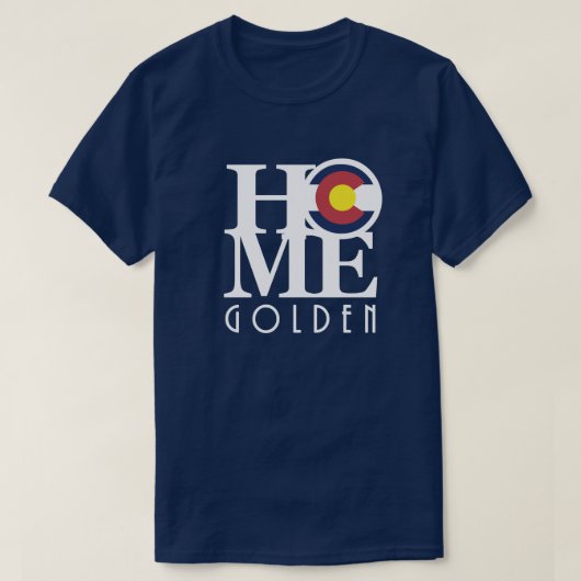 HOME Golden Colorado T-shirt (Design voorkant)