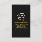 Home Gouden Handyman Gereedschap Boom Visitekaartje (Achterkant)