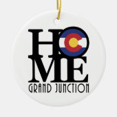 HOME Grand Junction Colorado Keramisch Ornament (Voorkant)