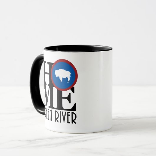 HOME Green River 11oz Mok (Voorkant links)