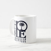 HOME Greenville SC 11oz Koffiemok (Voorkant links)
