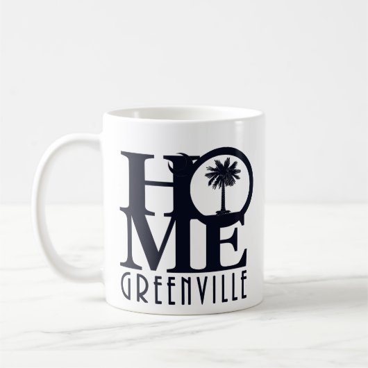 HOME Greenville SC 11oz Koffiemok (Links)