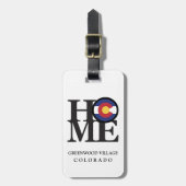 HOME Greenwood Village Colorado Bagagelabel (Voorkant verticaal)