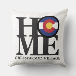 HOME Greenwood Village Colorado Sierkussen White