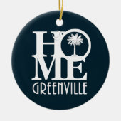 HOME Grenville South Carolina Keramisch Ornament (Voorkant)