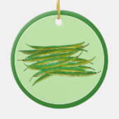Home Groene bonen Groenten Ingeblikt door Keramisch Ornament (Achterkant)