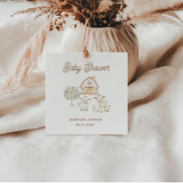 Home Grown Cutie Baby shower Bedankjes Labels