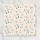 Home Grown Cutie Baby shower Bedankjes Labels (Achterkant)