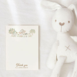 Home Grown Cutie Baby shower Bedankt Card