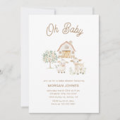 Home Grown Cutie Baby shower Kaart (Voorkant)