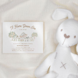 Home Grown Cutie Baby shower Kaart