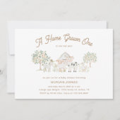 Home Grown Cutie Baby shower Kaart (Voorkant)