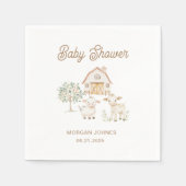 Home Grown Cutie Baby shower Servet (Voorkant)