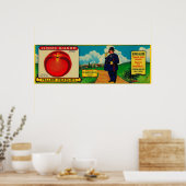 Home Guard Peach LabelMansfield, OH Poster (Keuken)