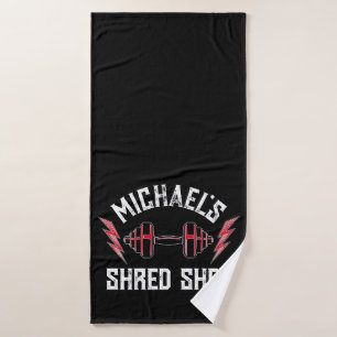 Home Gym Gewicht Opheffen Gepersonaliseerde Fitnes Badhanddoek