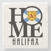 HOME Halifax Nova Scotia Stenen Onderzetter (Voorkant)