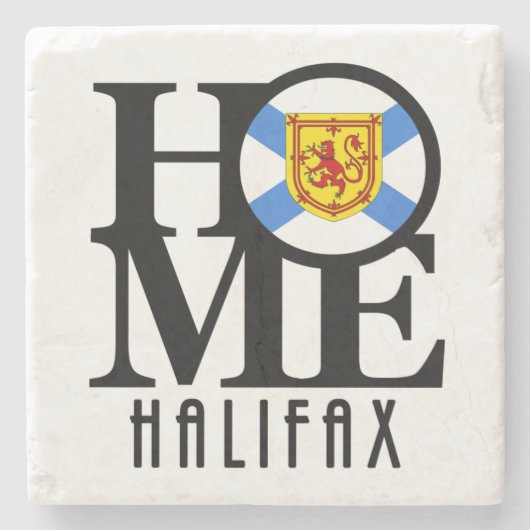 HOME Halifax Nova Scotia Stenen Onderzetter (Voorkant)