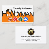 Home Hammer Handyman Signage Visitekaartje (Voorkant / Achterkant)