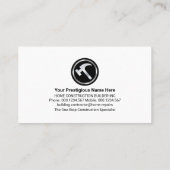 Home Hammer Verticale Gereedschapslijn Visitekaartje (Achterkant)