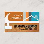 Home Hammer Verticale lijnen Visitekaartje (Voorkant)