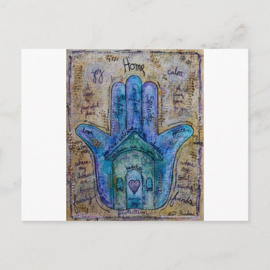 Home Hamsa Briefkaart (Voorkant)