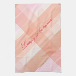 Home handdoek roze en koraal