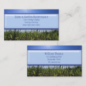 Home Handy Man Lawn Mowing Gardening Maintenance Visitekaartje (Voorkant / Achterkant)