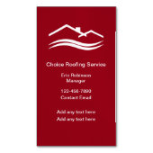 Home Handyman Constructie Magnetische Visitekaartj Magnetisch Visitekaartje (Voorkant Verticaal)