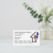 Home Handyman Unieke Visitekaartjes (Staand voorkant)