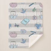 Home Harmony Veelkleurige Kleine Sherpa Deken (Voorkant)