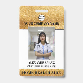 Home Health Aid Logo Foto Badge