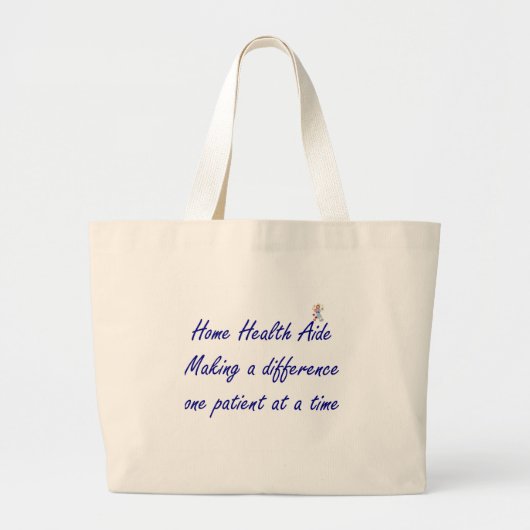 Home Health Aide Canvas tas (Voorkant)