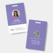 Home Health Aide Certified Nurse Aide Photo ID Badge (Voor- en achterkant)