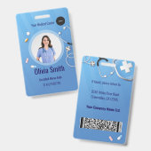 Home Health Aide Certified Nurse Aide Photo ID Badge (Voor- en achterkant)