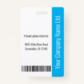 Home Health Aide Certified Nurse Aide Photo ID Badge (Achterkant)