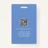 Home Health Aide Certified Nurse Aide Photo ID Badge (Achterkant)