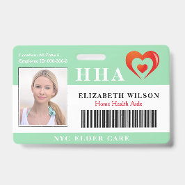 Home Health Aide  | ID Medische foto Badge