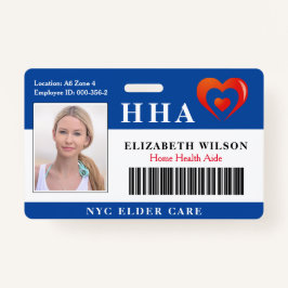 Home Health Aide  | ID Medische foto Badge