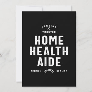 Home Health Aide Job Title Cadeau Bedankkaart