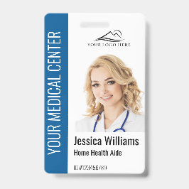 Home Health Aide Medical Foto ID Blue Badge