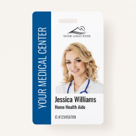 Home Health Aide Medical Foto ID Blue Badge