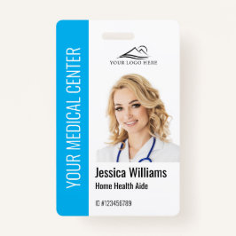 Home Health Aide Medical Foto ID Blue Badge