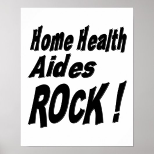 Home Health Aides Rock! Poster afdrukken (Voorkant)