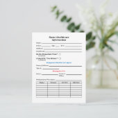 Home Health Info Card met Afbeelding Briefkaart (Staand voorkant)