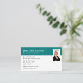 Home Health Medical Photo Template Visitekaartje (Staand voorkant)