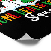 Home Health Nurse Squad Reindeer Gingerbread Chris Poster (Hoek)