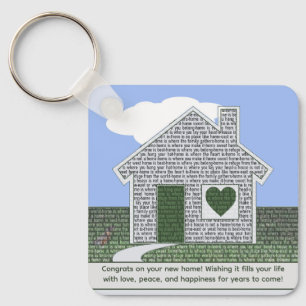 Home & Heart voor nieuwe huiseigenaar Sleutelhanger