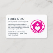 Home Help Visitekaartje – Professioneel & zorgzaam (Voorkant)