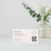 Home Help Zorgverlener QR-code gecertificeerde ond Visitekaartje (Staand voorkant)